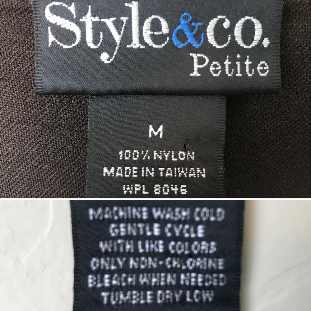 STYLE & CO. Tropical Hawaiian Aloha Buckle Top M - Picture 8 of 8